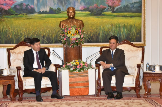 General Vilay Lakhamfong Receives Vietnamese Deputy Minister of Foreign Affairs